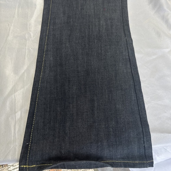 NEW Y2K Pepe Jeans London Jeans Women's Size 34 Lordes Raw Wash Embroidered Belt - Picture 8 of 16